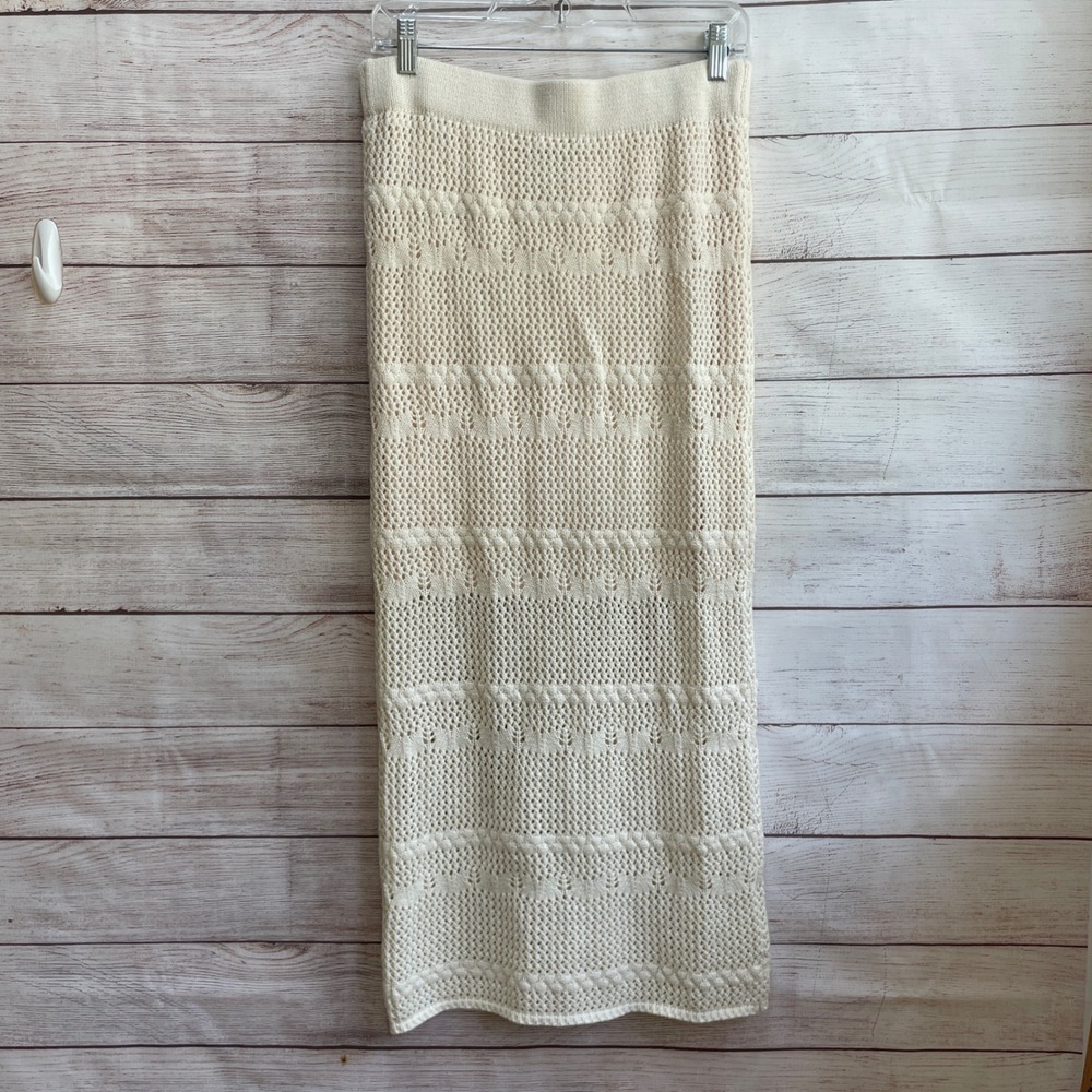 Haute Hippie Cream Knit Halter Skirt Set - Picture 6 of 9